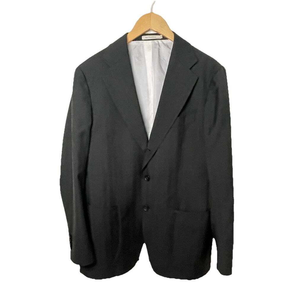 Suitsupply Men’s Wool Havana Tulip Slim Fit Blazer Size 40 Charcoal Lightweight